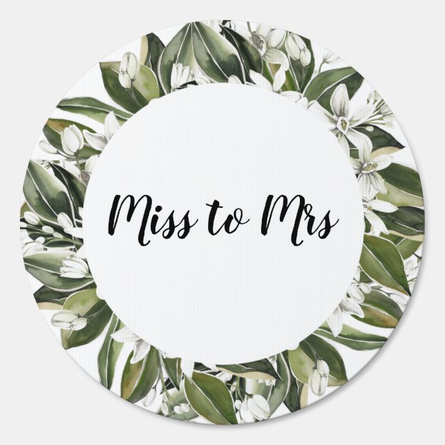 Miss To Mrs Sign Bridal Shower Sign Welcome Sign (Front)