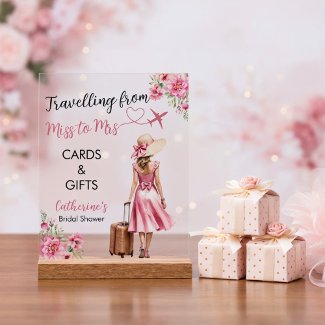 Miss To Mrs Travel Pink Bow Dress Bridal Shower