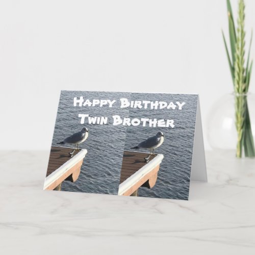MISS TWIN BROTHER ON OUR BIRTHDAY CARD