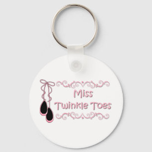 Miss Twinkle Toes Keychain