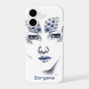 Miss Universe Beautiful Alien Woman Original Art iPhone 17 Case