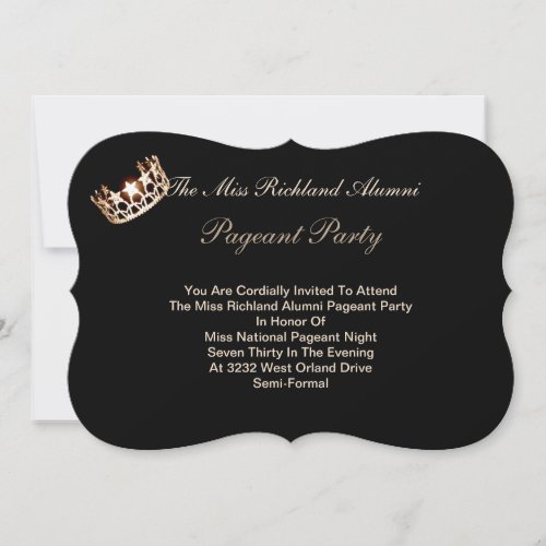 Miss USA America Gold Crown Invitation IV