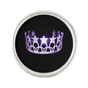 Miss USA America style Crown Lapel Pin