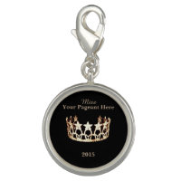 Miss USA America style Pageant Crown Charm