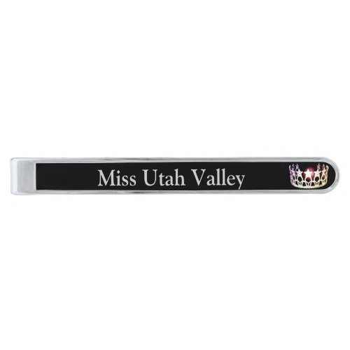 Miss USA Classic Silver Crown Tie Bar