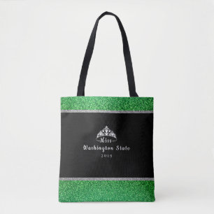 Miss USA Crown Custom Title Tote Bag