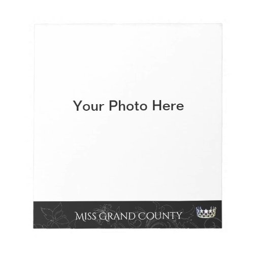 Miss USA Flourish Silver Crown Autograph Pad