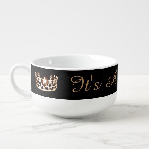 Miss USA Gold Crown Jumbo Mug_Its A Great Day Soup Mug