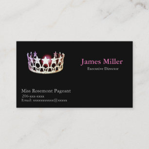 Miss USA Personalized Pageant Business Card