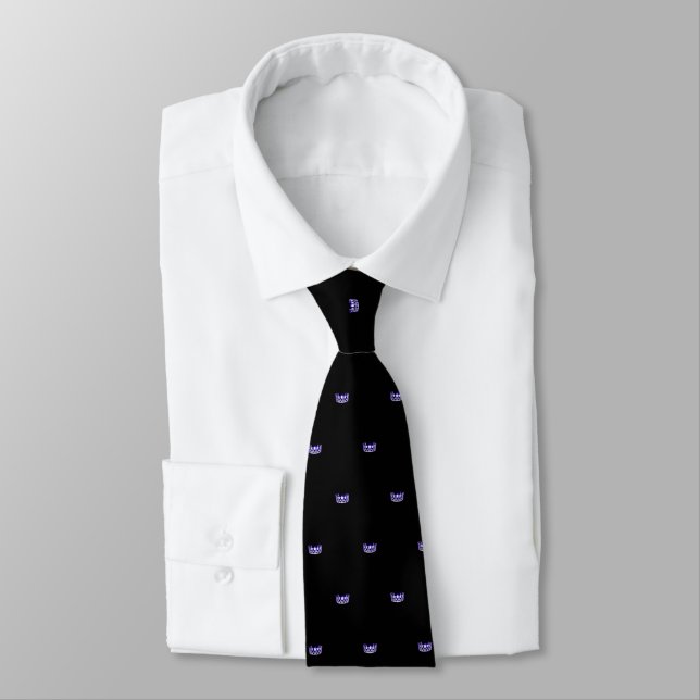 Miss USA Purple Star Crown Men's Ties (Tied)