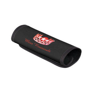 Miss USA Red Crown Luggage Handle Wrap