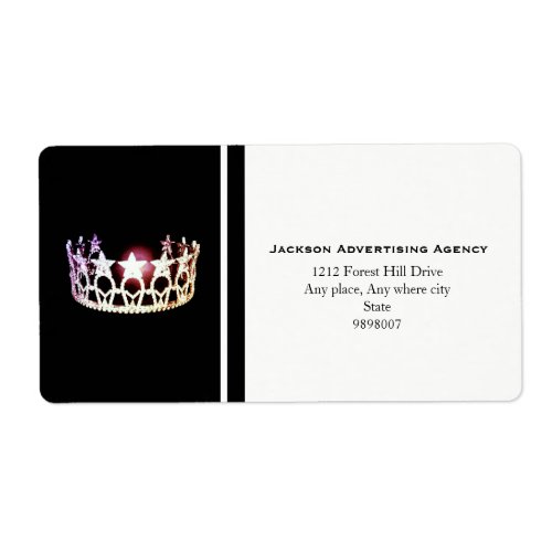 Miss USA Silver Crown Address Labels