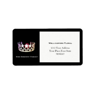 Miss USA Silver Crown Address Labels