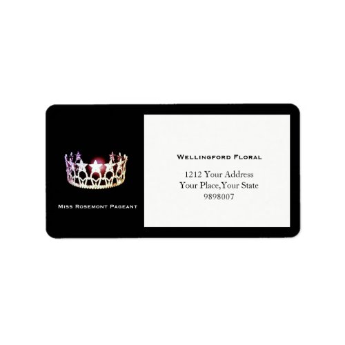 Miss USA Silver Crown Address Labels