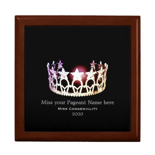 Miss USA Silver Crown Awards Jewelry Box