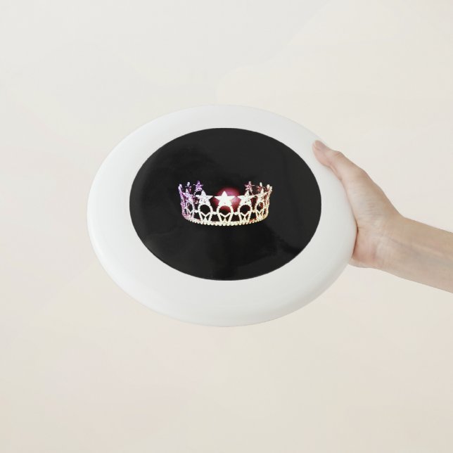 Miss USA Silver Crown Custom Frisbee (In Hand)