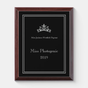 Miss USA Silver Crown Plaque