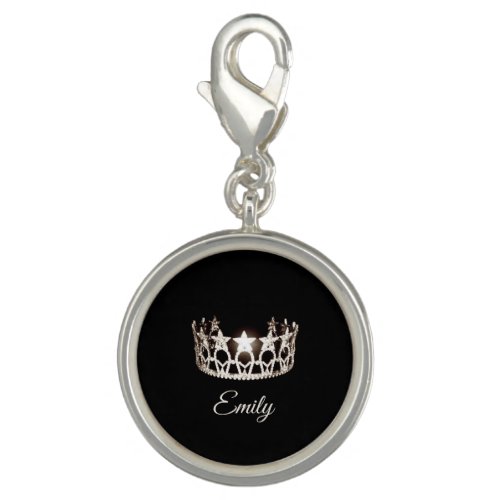 Miss USA Silver Crown SP Charm_Custom Name Charm