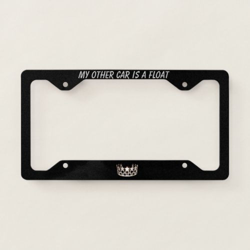 Miss USA Silver Star Crown License Frame_My Other License Plate Frame