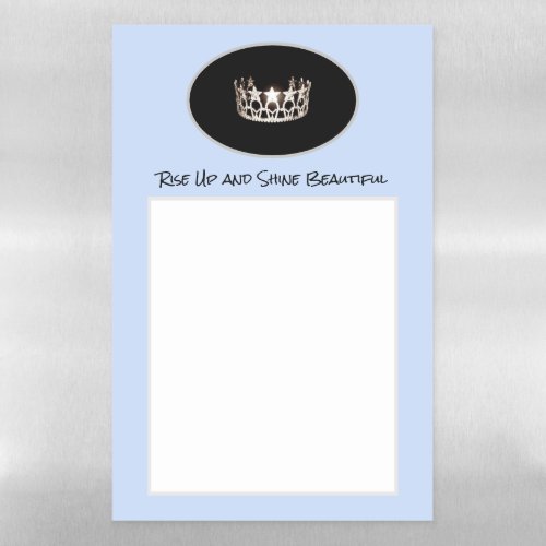 Miss USA Star Crown Dry Erase Sheet_Rise Up and Magnetic Dry Erase Sheet