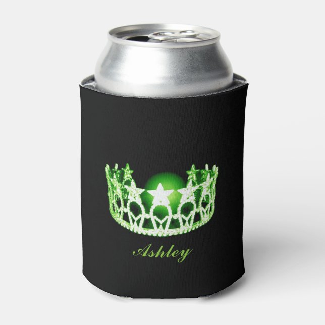 Miss USA style Crown Custom Can Cooler (Can Front)