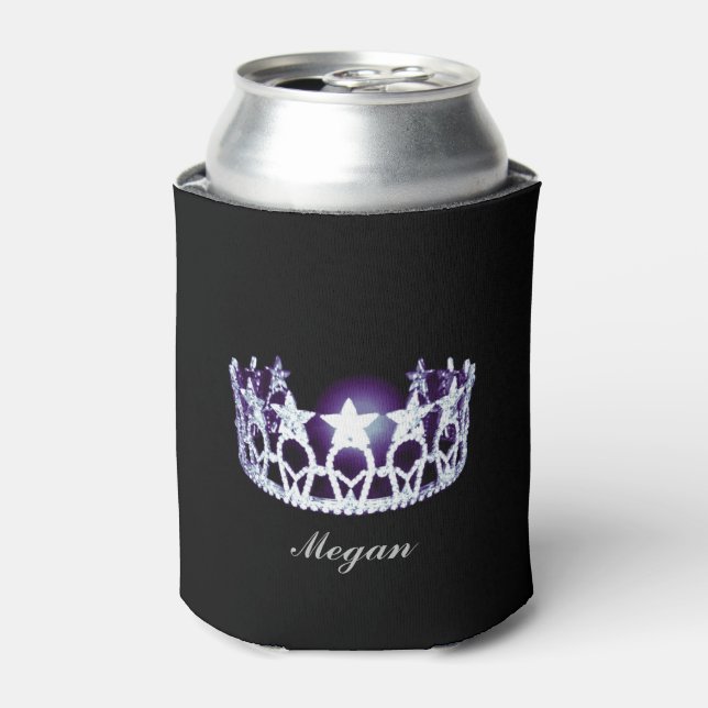 Miss USA style Crown Custom Can Cooler (Can Front)