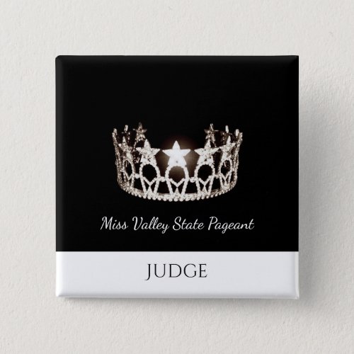 Miss USA Style Judges Custom Button Pin