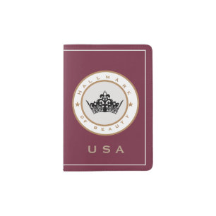 Miss USA style Pageant Custom Passport Holder