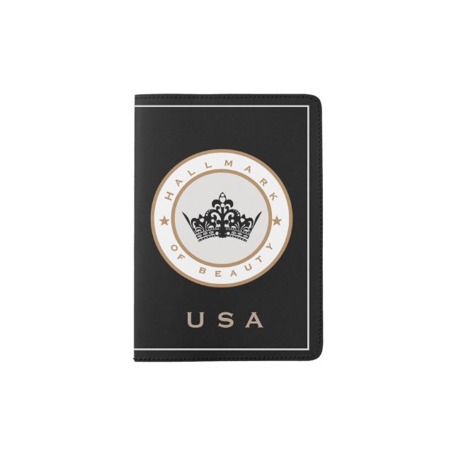 Miss USA style Pageant Custom Passport Holder (Front)