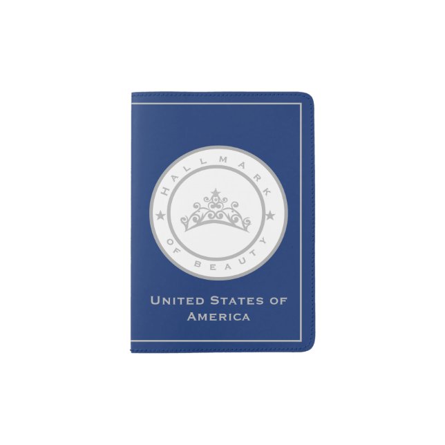 Miss USA style Pageant Custom Passport Holder (Front)