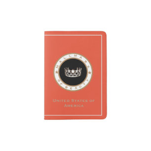 Miss USA style Pageant Custom Passport Holder