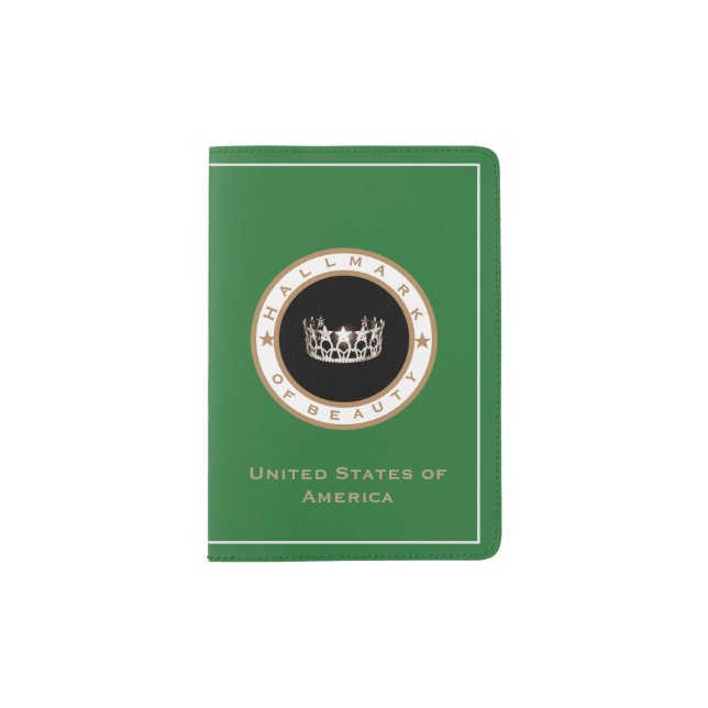 Miss USA style Pageant Custom Passport Holder (Front)