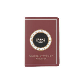 Miss USA style Pageant Custom Passport Holder