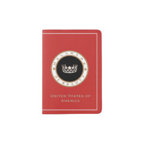 Miss USA style Pageant Custom Passport Holder