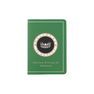 Miss USA style Pageant Custom Passport Passport Holder