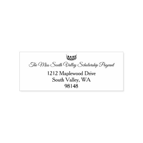 Miss USA style Pageant Rubber Stamp