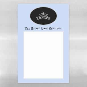 Miss USA Tiara Crown Dry Erase Sheet-Rise Up and Magnetic Dry Erase Sheet