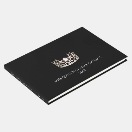 Miss USA type Silver Crown Guest Book