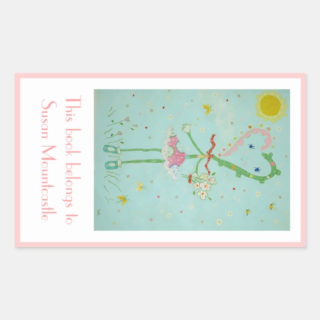 Miss Valentine bookplate (Front)