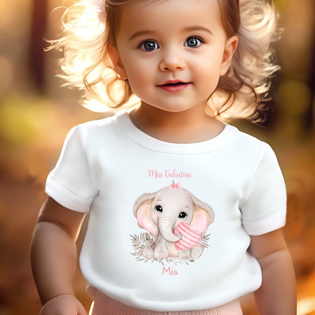 Miss Valentine Personalized Little girl  Toddler T-shirt (Miss Valentine Personalized Little girl Toddler T-shirt)