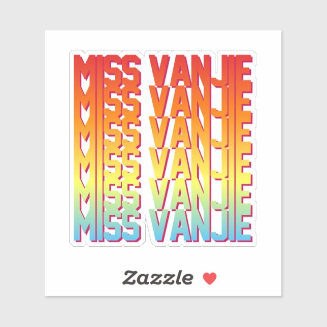Miss Vanjie! Sticker (Sheet)