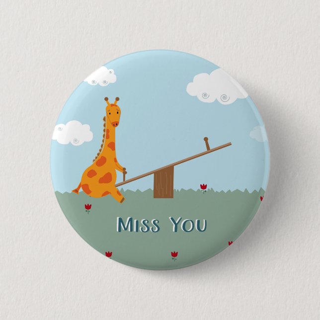 Miss You Button (Front)