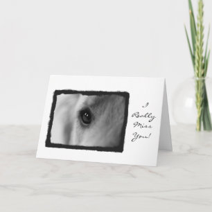 Miss you Card
