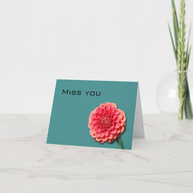 Miss you card (Front)
