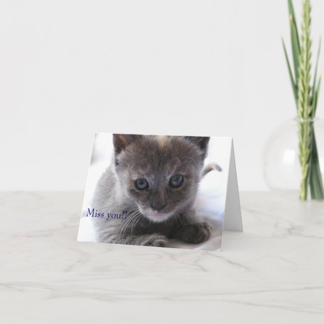 Miss you!! card (Front)