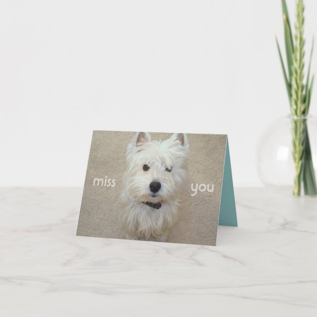 Miss You Card (Front)