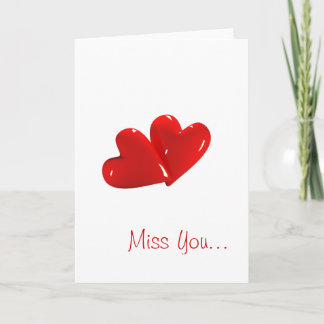 "Miss You" Card