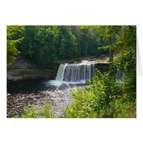 Miss You Card Upper Tahquamenon Falls Michigan 