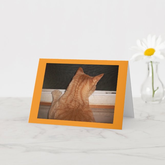 Miss You Greeting Card (Small Plant)
