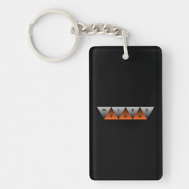 Miss You Keychain (Front)